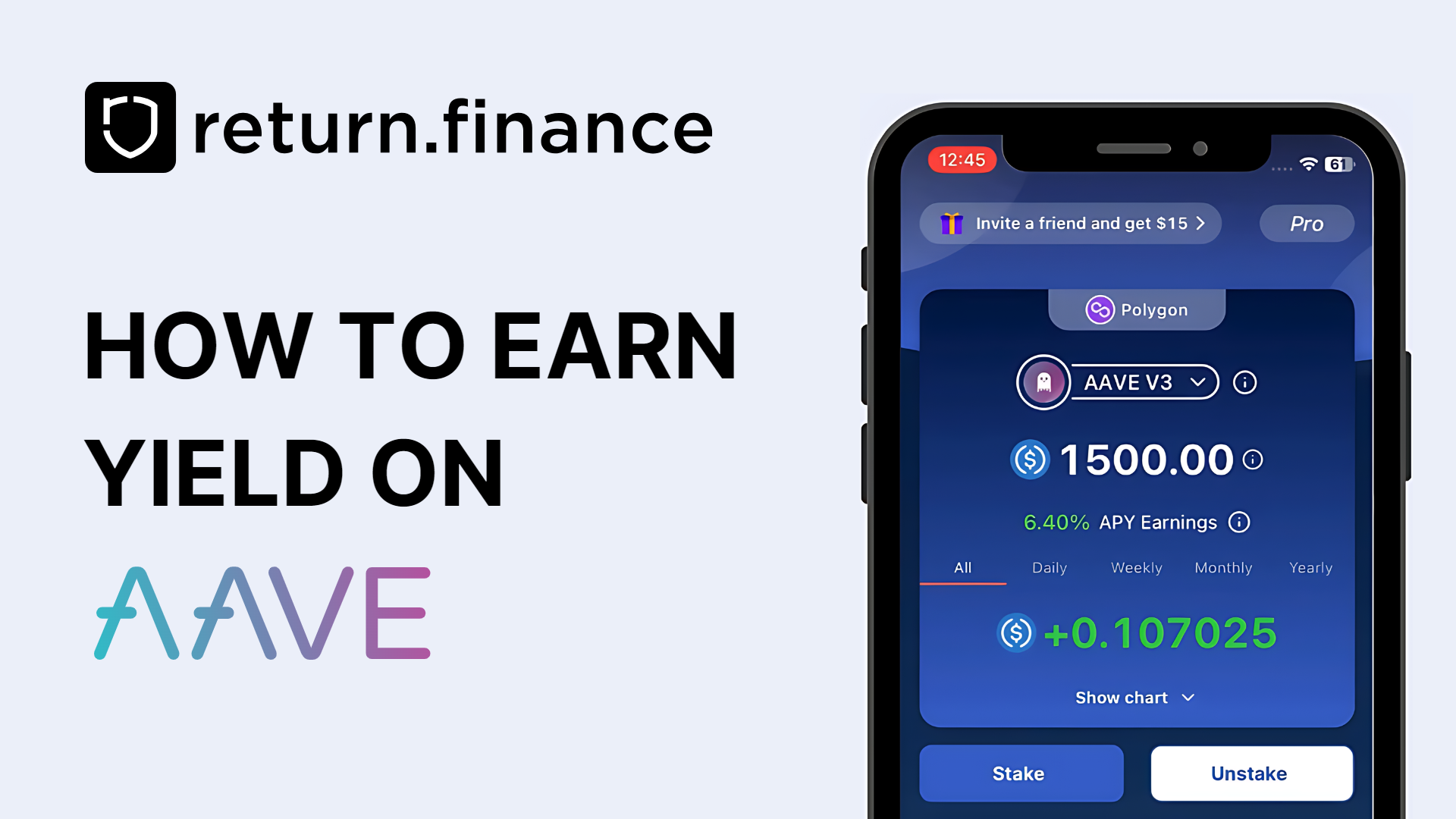 Return How to Earn Yield on Aave - Return Finance